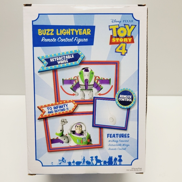 BUZZ LIGHTYEAR Toy Story 4 Remote Control Figure New in Box - Picture 3 of 13